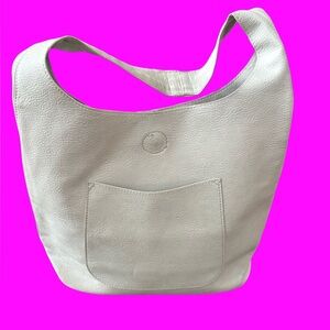 Chic Cream Slouch Shoulder Bag